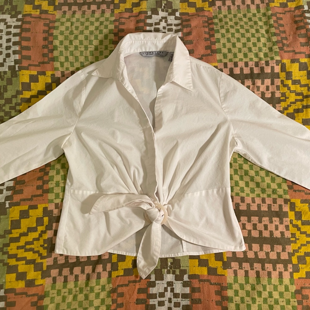 White blouse Larry Levine